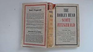 Seller image for THE BODLEY HEAD. SCOTT FITZGERALD. VOL. II. TENDER IS THE NIGHT. AUTOBIOGRAPHICAL PIECES. LETTERS TO FRANCES SCOTT FITRZGERALD AND FOUR SHORT STORIES. for sale by Goldstone Rare Books