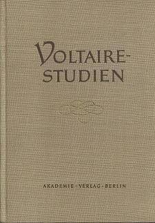 Voltaire-Studien.