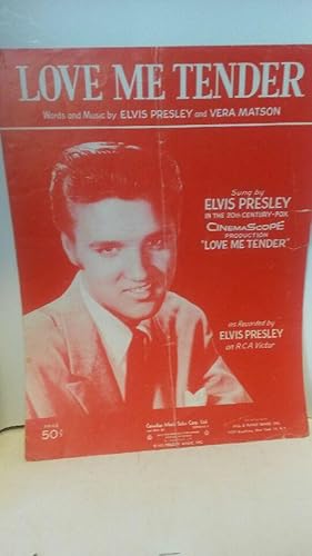 Seller image for Two Separate Original Sheet Music of Songs By Elvis (there is a Photo of Elvis on Each one). Love Me Tender (1956) and It's Now or Never (1960) for sale by People Patterns