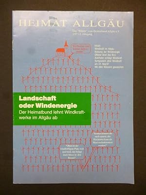 Heimat Allgäu - Mitteilungsblatt. 2. Ausgabe 1997. Das Blättle vom Heimatbund Allgäu.