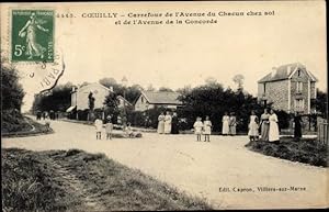 Ansichtskarte / Postkarte Coeuilly Champigny sur Marne Val de Marne, Carrefour de l'Avenue du Chacun
