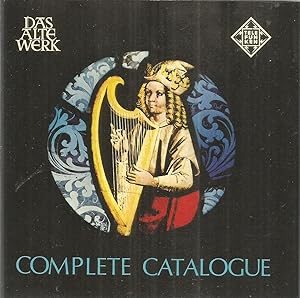 Das Alte Werk - complete catalogue 1972