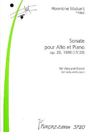 Bild des Verkufers fr Sonate op.20 fr Viola und Klavier zum Verkauf von AHA-BUCH GmbH