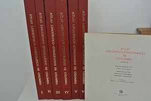 Atlas linguistico-etnografico de Colombia [ALEC]. Vols 1 - 6. + Supplement of tome 3.