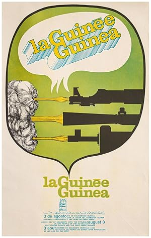 Imagen del vendedor de La Guinee Guinea. 3 de agosto. Dia de Solidaridad Mundial con la Lucha del Pueblo de Guinea (llamada Portuguesa) y las islas de Cabo Verde. = August 3. World Day of Solidarity with the Struggle of the People of the so-called Portuguese Guinea and the Cape Verde Islands. a la venta por Rotes Antiquariat