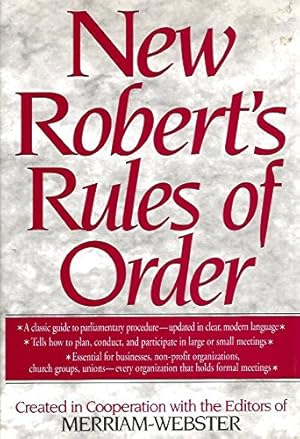 Seller image for The New Roberts Rules of Order (Hardcover) for sale by InventoryMasters