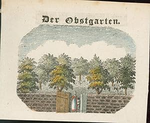 Immagine del venditore per Der Obstgarten. Altkolorierte Original-Lithografie,1832 venduto da Antiquariat Kastanienhof