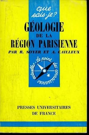 Imagen del vendedor de Que sais-je? N 854 Gologie de la rgion parisienne a la venta por Le-Livre