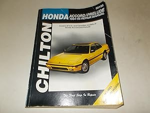 Imagen del vendedor de Chilton Honda Accord and Prelude, 1984-95 Repair Manual a la venta por Paradise Found Books