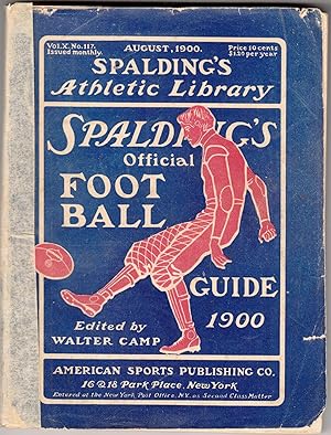 Image du vendeur pour Foot Ball Rules as Recommended by the Rules Committee (Vol X, No. 117) mis en vente par Carpe Diem Fine Books, ABAA