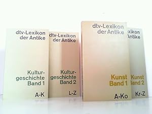 DTV-Lexikon der Antike. Hier 4 Bücher. ( 2 Bände Kulturgeschichte, 2 Bände Kunst ).