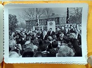 Original Photograph Snapshots of President John F. Kennedy at Amherst College, 1963