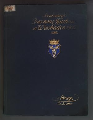 Imagen del vendedor de Denkschrift - Das neue Kurhaus zu Wiesbaden. a la venta por books4less (Versandantiquariat Petra Gros GmbH & Co. KG)