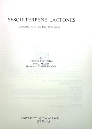 Image du vendeur pour Sesquiterpene Lactones: Chemistry, NMR and Plant Distribution. mis en vente par books4less (Versandantiquariat Petra Gros GmbH & Co. KG)