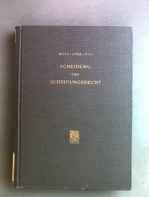 Image du vendeur pour Scheidungen und Scheidungsrecht; Grundfragen der Ehescheidung in Deutschland mis en vente par books4less (Versandantiquariat Petra Gros GmbH & Co. KG)