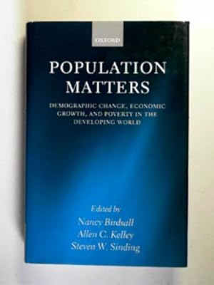 Bild des Verkufers fr Population matters: demographic change, economic growth, and povertyin the developing world zum Verkauf von Cotswold Internet Books