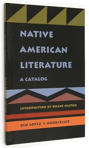 Native American Literature Catalog