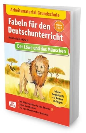 Seller image for Arbeitsmaterial Grundschule. Fabeln fr den Deutschunterricht: Der Lwe und das Muschen. Eine Fabel von sop for sale by BuchWeltWeit Ludwig Meier e.K.