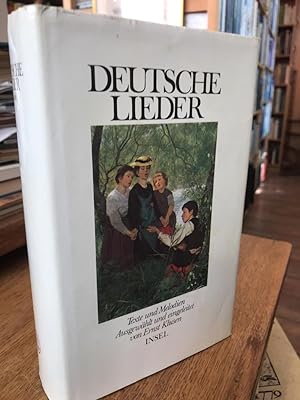 Deutsche Lieder. Texte und Melodien. Ausgewählt und eingeleitet von Ernst Klusen.