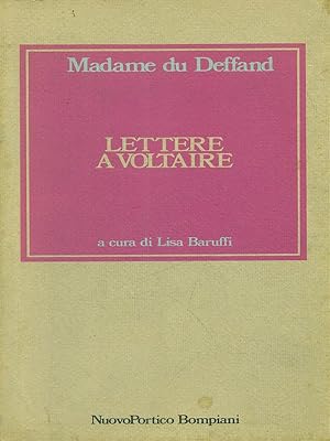 Bild des Verkufers fr Lettere a Voltaire zum Verkauf von Librodifaccia