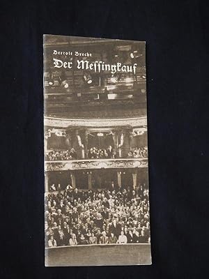 Image du vendeur pour Programmheft Berliner Ensemble 1963/64. DER MESSINGKAUF - BRECHTABEND NR. 3. Regie: Kollektiv, Bhnenbild/ Kostme: Manfred Grund, techn. Ltg.: Walter Braunroth. Mit Ekkehard Schall, Willi Schwabe, Wolf Kaiser, Gisela May, Siegfried Wei, Helene Weigel, Gnter Naumann, Martin Flrchinger, Carola Braunbock mis en vente par Fast alles Theater! Antiquariat fr die darstellenden Knste