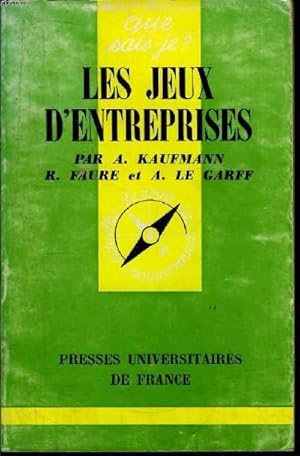 Seller image for Que sais-je? N 892 Les jeux d'entreprises for sale by Le-Livre