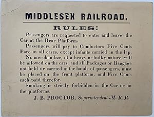 Middlesex Railroad Rules