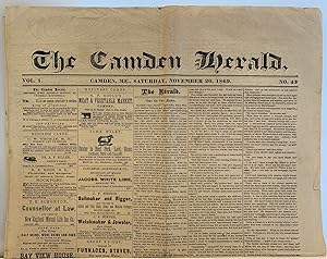 The Camden Herald, Vol 1., No. 43, Saturday, November 20, 1869