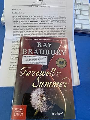 Seller image for FAREWELL SUMMER (ARC) for sale by Happy Heroes