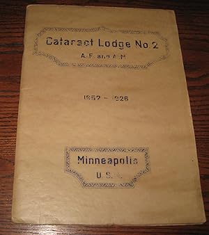 Cataract Lodge No. 2 1852-1926 An Illustrated History