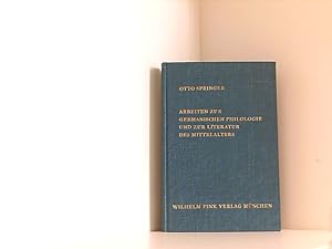 Seller image for Arbeiten zur germanischen Philologie und zur Literatur des Mittelalters for sale by Book Broker