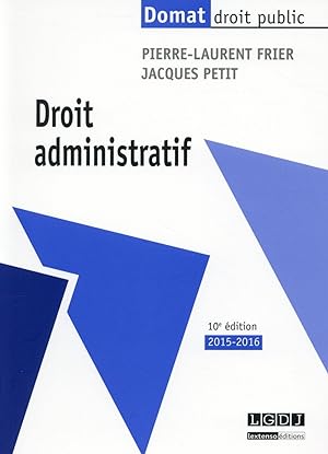 droit administratif 2015-2016 (10e édition)