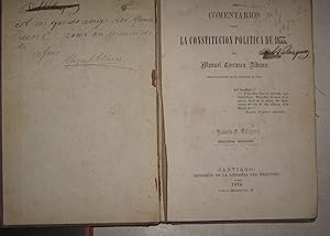 Imagen del vendedor de Comentarios sobre la Constitucin Poltica de 1833 a la venta por Librera Monte Sarmiento