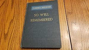 Seller image for So Well Remembered for sale by Whitehorse Books