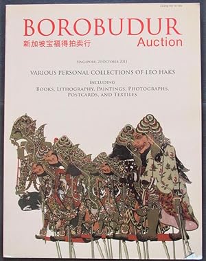 Borobudur Auction Singapore, Various Personal Collections of Leo Haks, including Lithography, Pai...