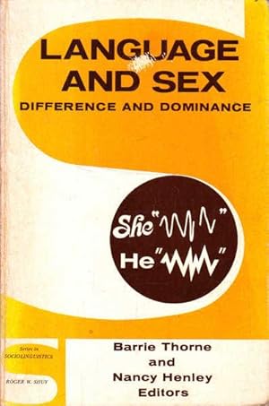 Seller image for Language and Sex: Difference and Dominance for sale by Goulds Book Arcade, Sydney