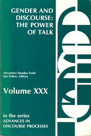 Immagine del venditore per Gender and Discourse: The Power of Talk (Advances in Discourse Processes) (Vol 30) venduto da Goulds Book Arcade, Sydney