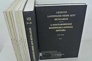 Image du vendeur pour Lexicon latinitatis medii aevi Hungariae. Vol. 1 - 4 (A - H). = A magyarorszagi kzepkori latinsag szotara. mis en vente par Antiquariat Bookfarm