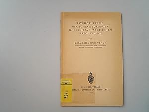 Seller image for Psychotherapie der Schlafstrungen in der Nervenrztlichen Sprechstunde for sale by Antiquariat Bookfarm