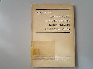 Imagen del vendedor de Das Werden als Geschichte : Kurt Breysig in seinem Werk. a la venta por Antiquariat Bookfarm