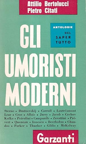 Bild des Verkufers fr Gli Umoristi Moderni zum Verkauf von Il Salvalibro s.n.c. di Moscati Giovanni