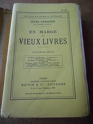 Bild des Verkufers fr En marge des vieux livres - Deuxieme serie zum Verkauf von Frederic Delbos
