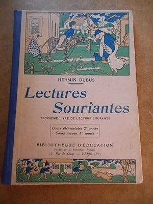 Imagen del vendedor de Lectures souriantes - Avec Line et Michel - Troisieme livre de lecture courante a la venta por Frederic Delbos