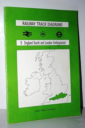 Bild des Verkufers fr Railway Track Diagrams England South and London Underground No. 5 zum Verkauf von Nugget Box  (PBFA)