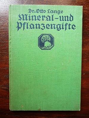 Seller image for Mineral- und Pflanzengifte for sale by Rudi Euchler Buchhandlung & Antiquariat