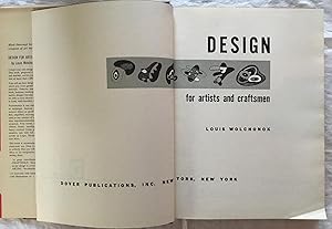 Imagen del vendedor de Design for Artists & Craftsmen a la venta por Doodletown Farm Books