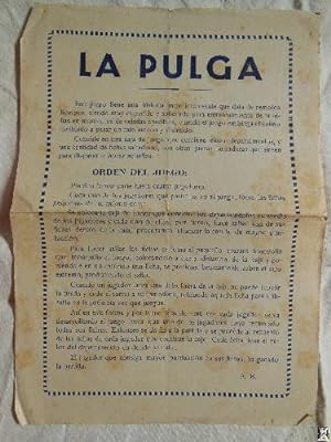 Antiguo Folleto - Old Brochure : LA PULGA
