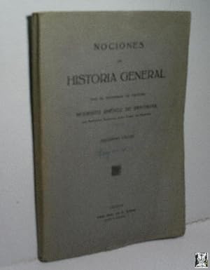 Seller image for NOCIONES DE HISTORIA GENERAL. SEGUNDO CICLO for sale by Librera Maestro Gozalbo