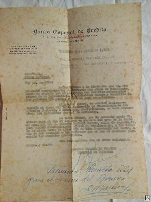 Antiguo Documento - Old Document : CARTA (Copia) REPUESTA, SOBRE LA SOLICITUD DE UNA PLAZA EN EL ...