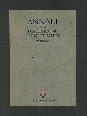 Annali della Fondazione Luigi Einaudi XLIII-2009